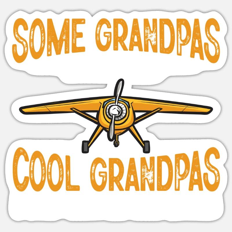 Modèle d’avion télécommandé - Sticker taille S (10 x 10 cm) - blanc mat