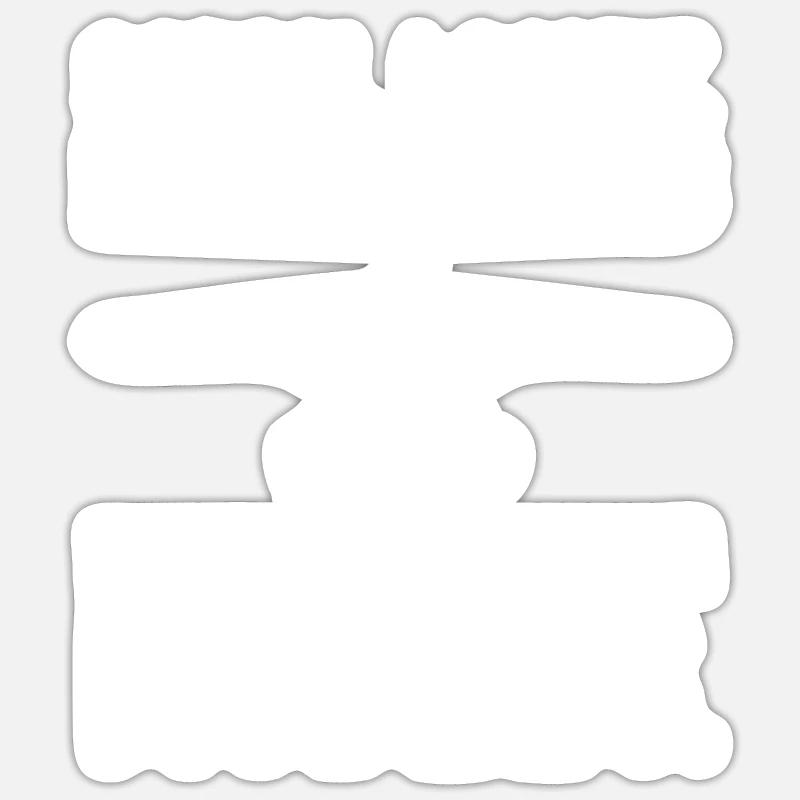 Remote Controlled Airplane Model Airplane - Sticker size S (10 x 10 cm) - white matte