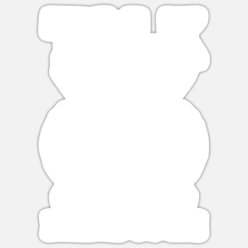 Dis-moi petit oiseau - Sticker taille S (10 x 10 cm) - blanc mat