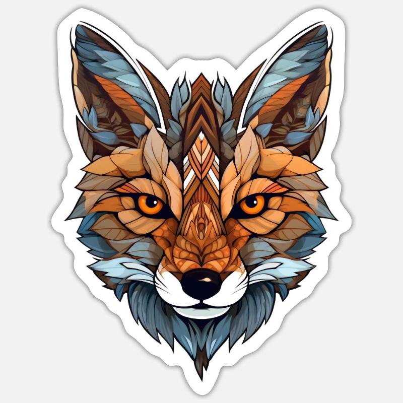 Fuchs Esthétique - Sticker taille S (10 x 10 cm) - blanc mat