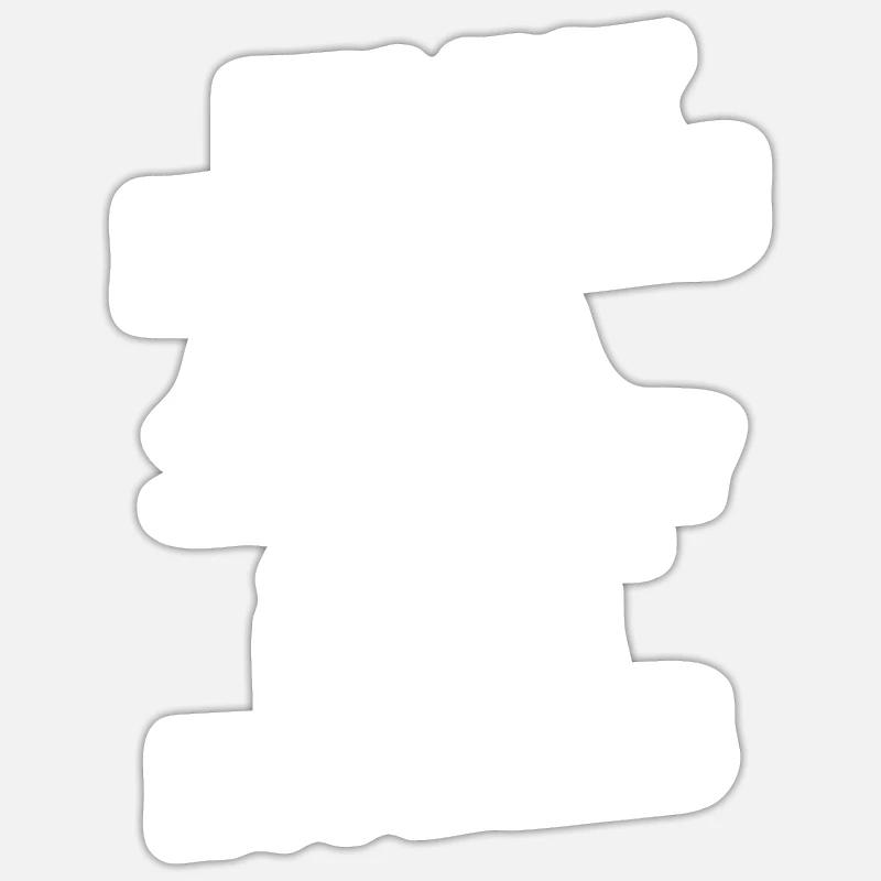 Modèle d’avion télécommandé - Sticker taille S (10 x 10 cm) - blanc mat