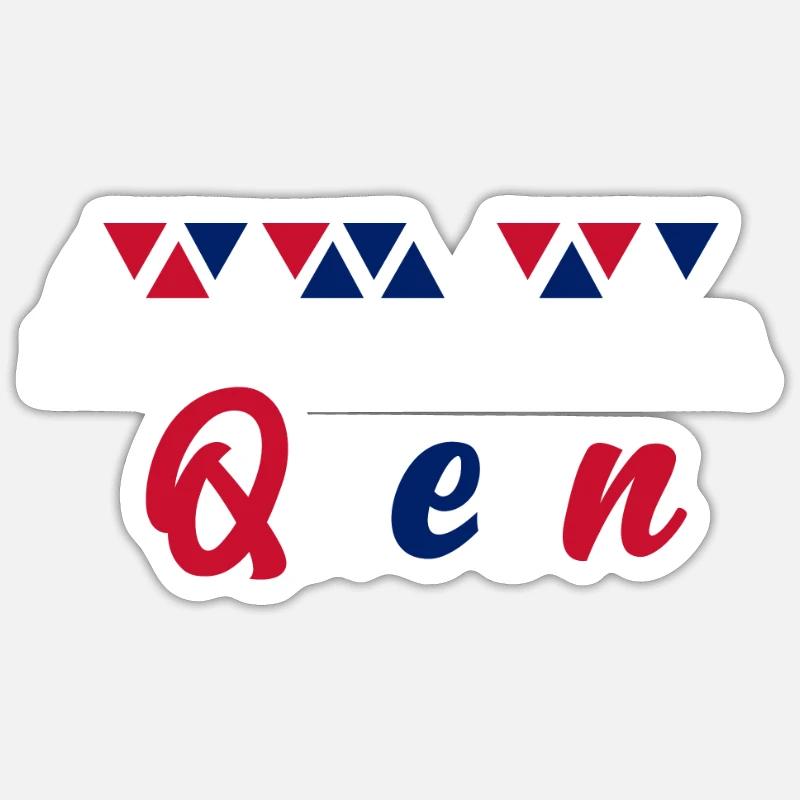 Saint Helena - Sticker Größe S (10 x 10 cm) - Mattweiß
