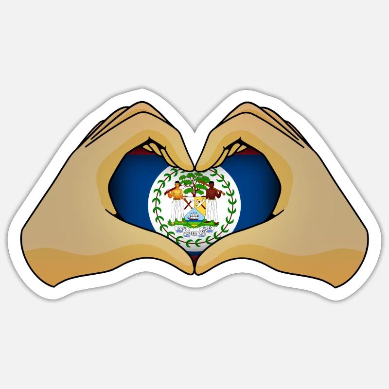 Belize Sticker size S (10 x 10 cm)