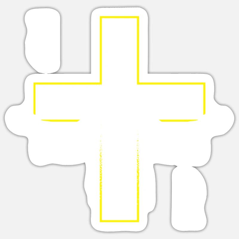 Religious Christian Scripture Jesus Christ Is Sticker size S (10 x 10 cm)