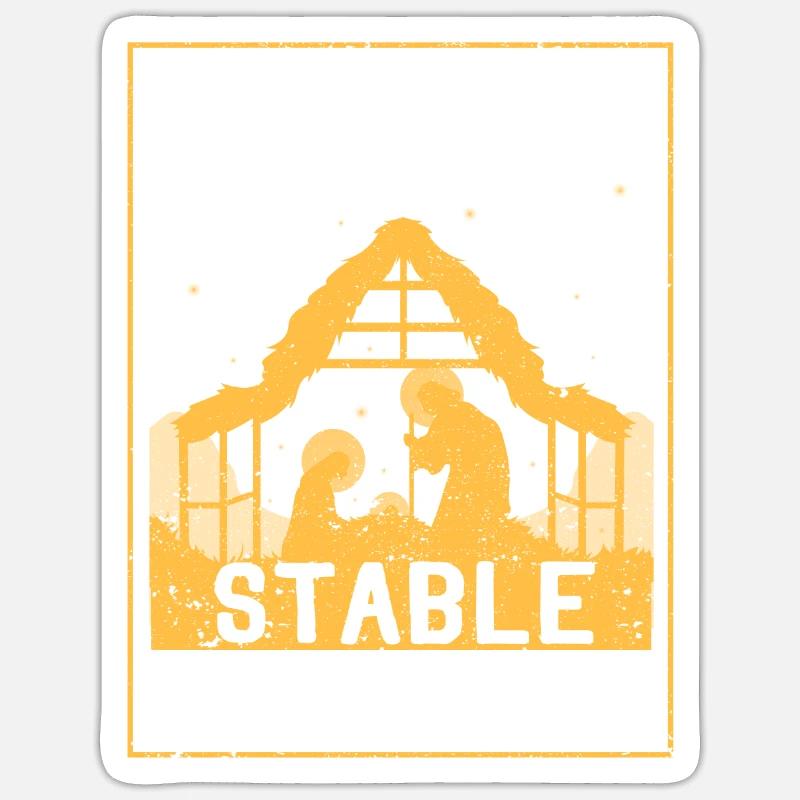 Every family needs a solid foundation Christian Sticker size S (10 x 10 cm)