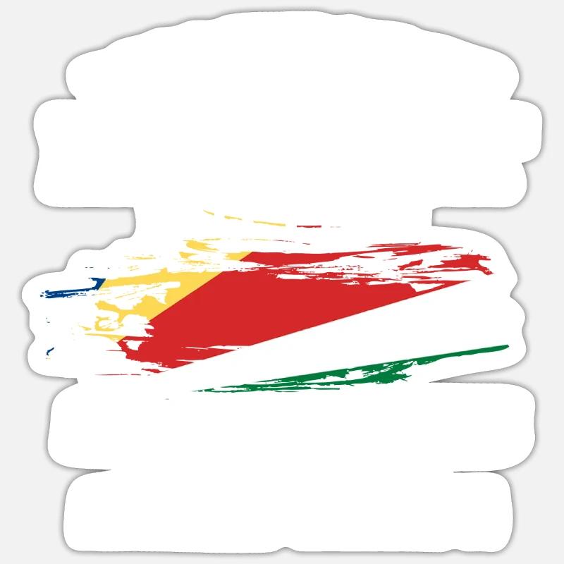 Seychelles - Sticker size S (10 x 10 cm) - white matte