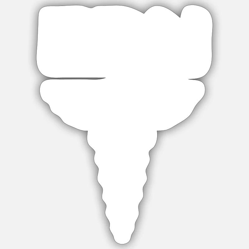 FPN - Forensic Psychiatric Nurse - Sticker size S (10 x 10 cm) - white matte