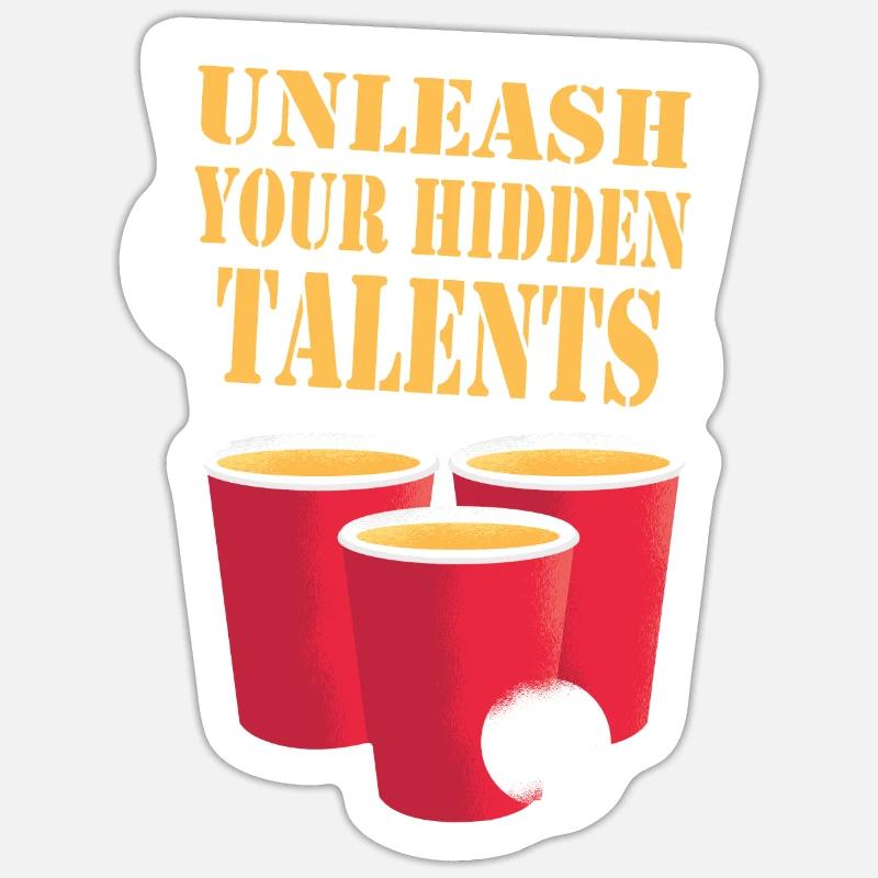 Drinking game Sticker size S (10 x 10 cm)