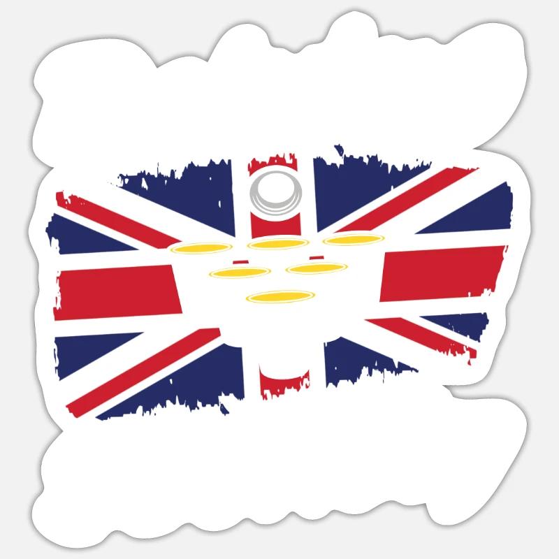 Drinking game - Sticker size S (10 x 10 cm) - white matte