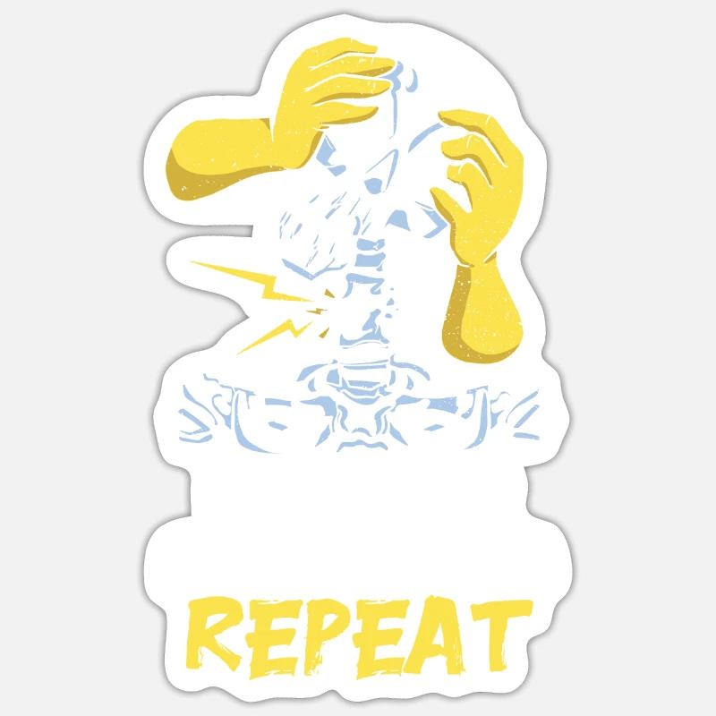 Chriopractor, Chiropractic - Sticker size S (10 x 10 cm) - white matte