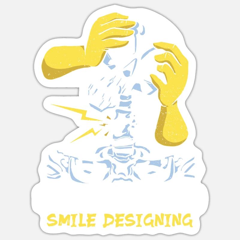 Chriopractor, Chiropractic - Sticker size S (10 x 10 cm) - white matte