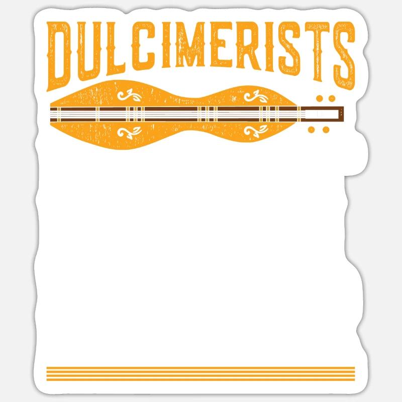 Dulcimer Dulcimerists Do It Better Sticker Größe S (10 x 10 cm)