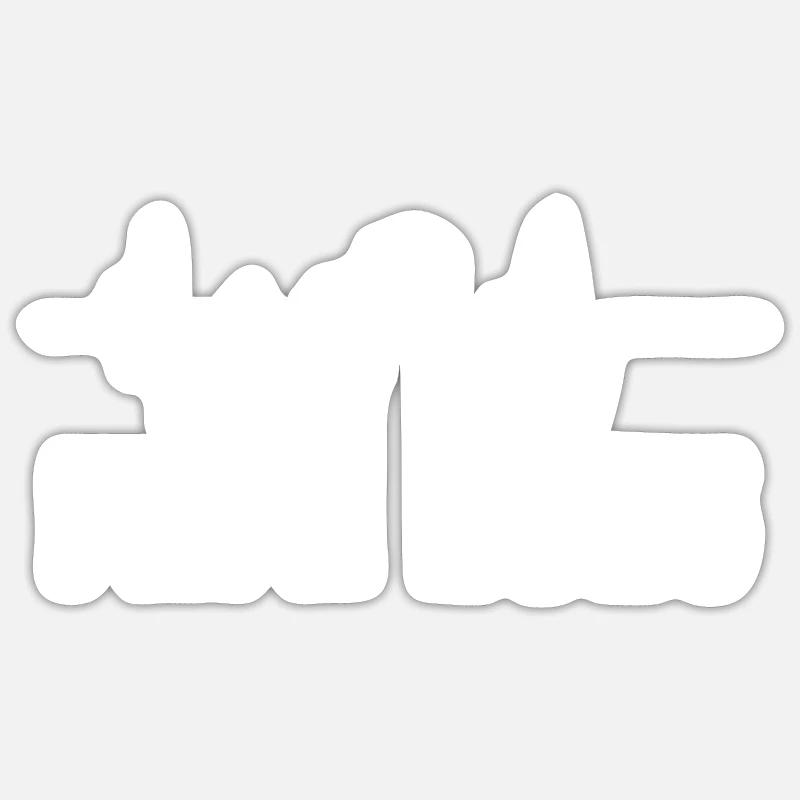 Sticker Größe S (10 x 10 cm) - 