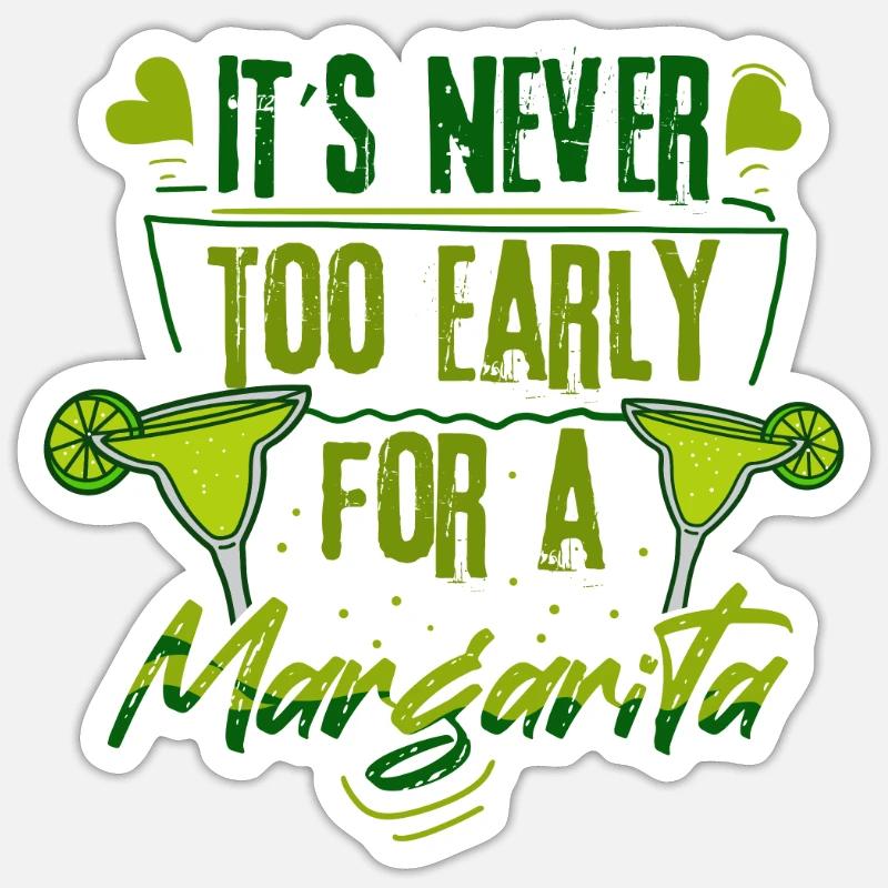 Mexican cocktail alcohol drinker Sticker size S (10 x 10 cm)