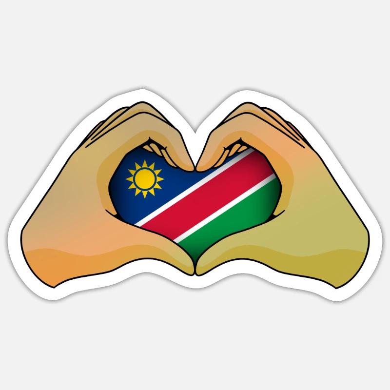 Namibia Sticker Größe S (10 x 10 cm)