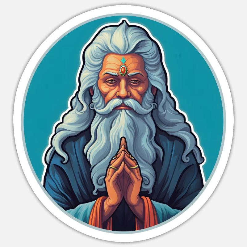 Guru Spirituality Buddhism Sticker size S (10 x 10 cm)
