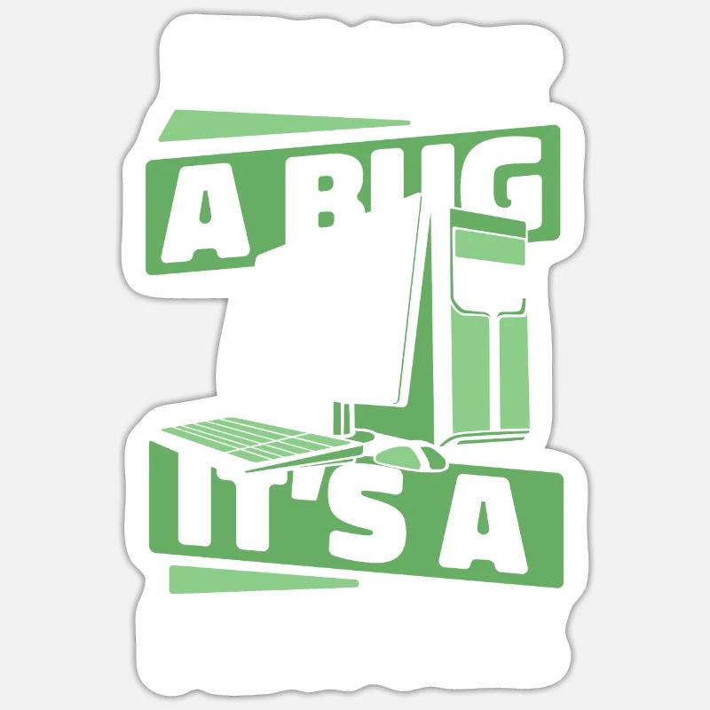 Ce n’est pas un bug, c’est un codeur développeur de fonctionnalités Sticker taille S (10 x 10 cm)