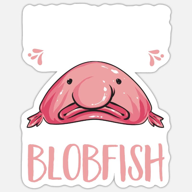 Blob fish Sticker size S (10 x 10 cm)