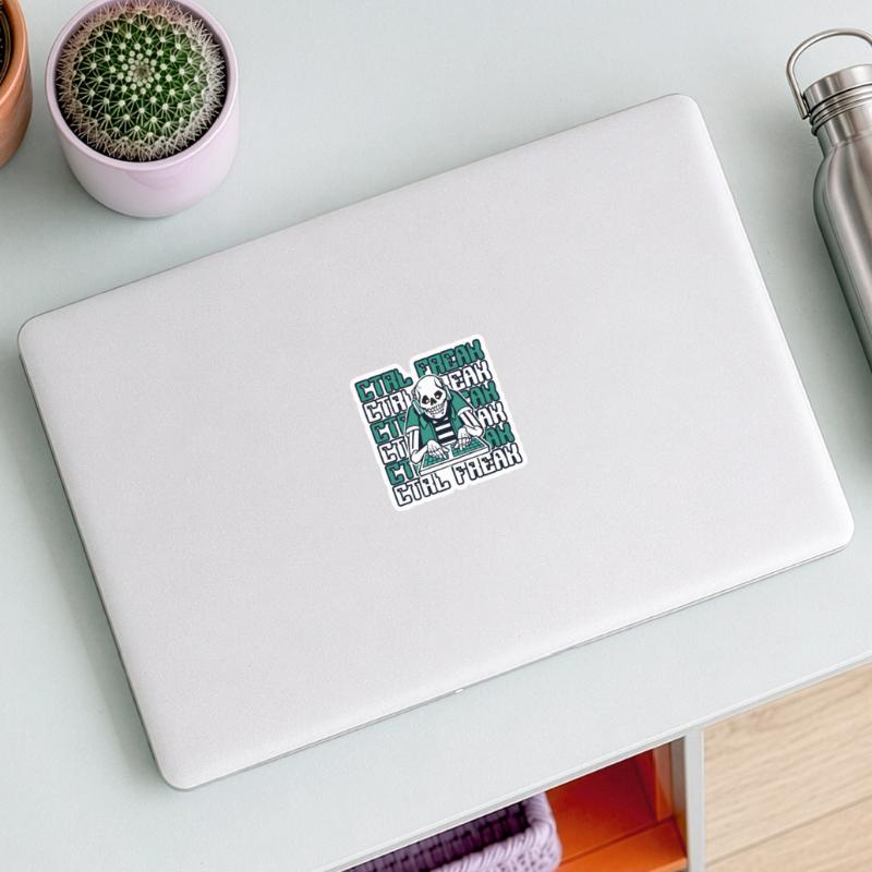 CTRL Freak Software Developer Developer Sticker size S (10 x 10 cm)