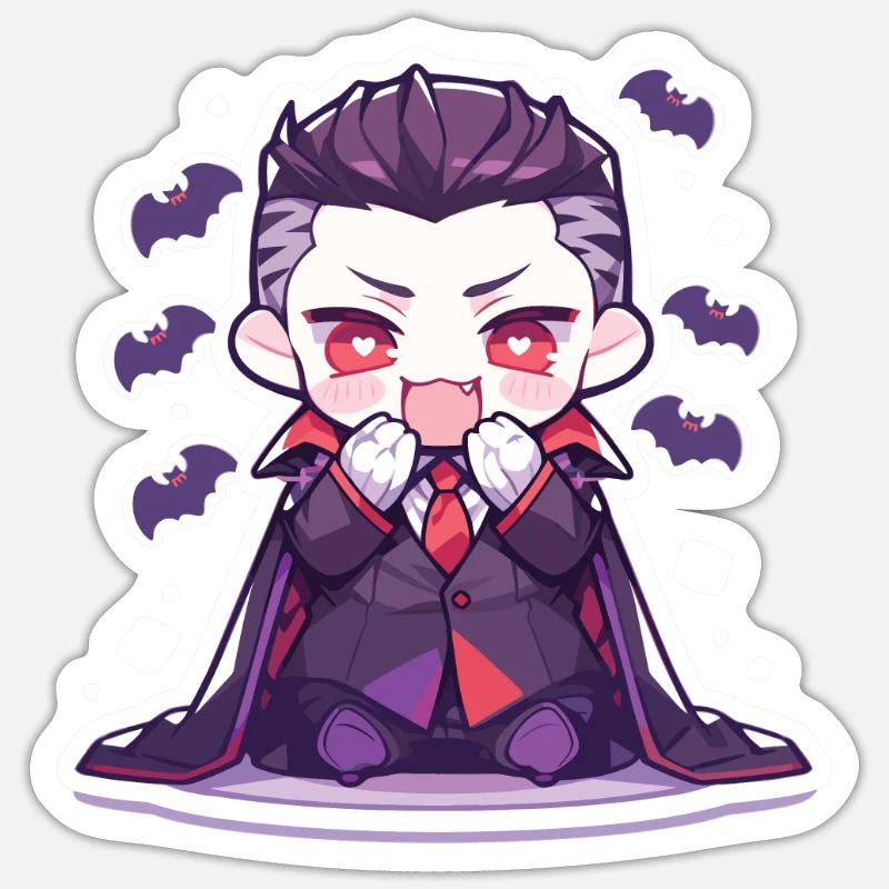 Vampire Sticker size S (10 x 10 cm)