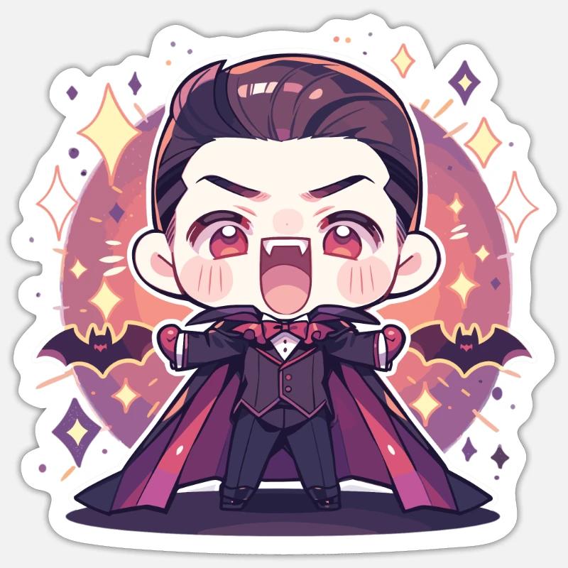 Vampire Sticker size S (10 x 10 cm)