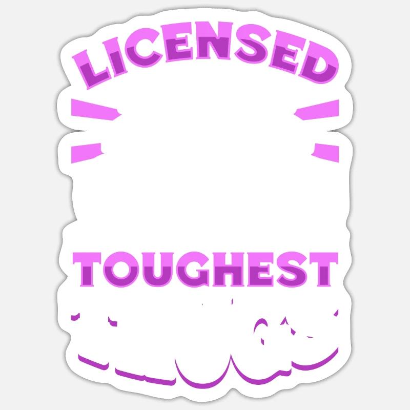 Prendre soin des durs à cuire - soignant dans le système carcéral Sticker taille S (10 x 10 cm)