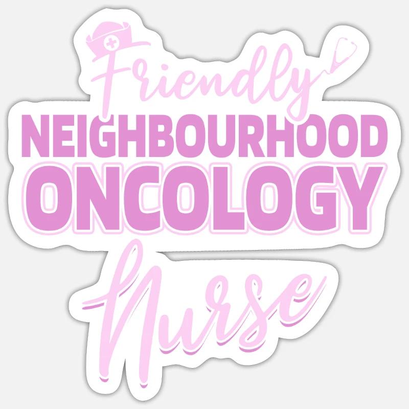 Nurse Friendly - Sticker size S (10 x 10 cm) - white matte