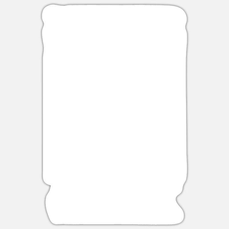 Pitbull Young Pitbull Interdiction - Sticker taille S (10 x 10 cm) - blanc mat
