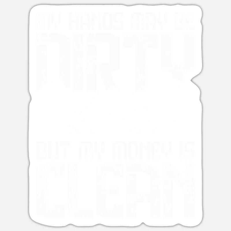 Vehicle Painter Car Painter - Sticker size S (10 x 10 cm) - white matte