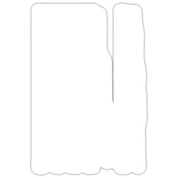 White US Flag Rifle Fishing Rod Fish Deer Hunting - Sticker size S (10 x 10 cm) - white matte - Front