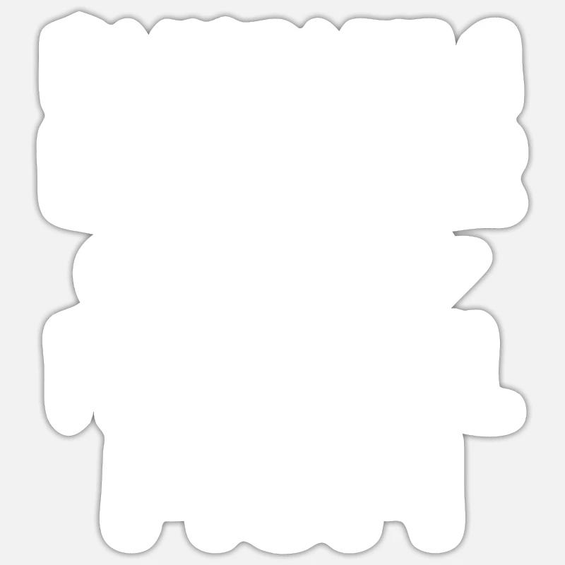 Ich bin nicht wie eine normale Mutter, ich bin eine coole Mutter - Sticker Größe S (10 x 10 cm) - Mattweiß