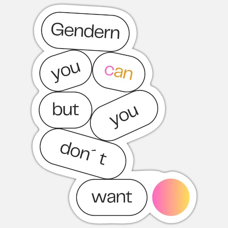 Sticker Größe S (10 x 10 cm) - 