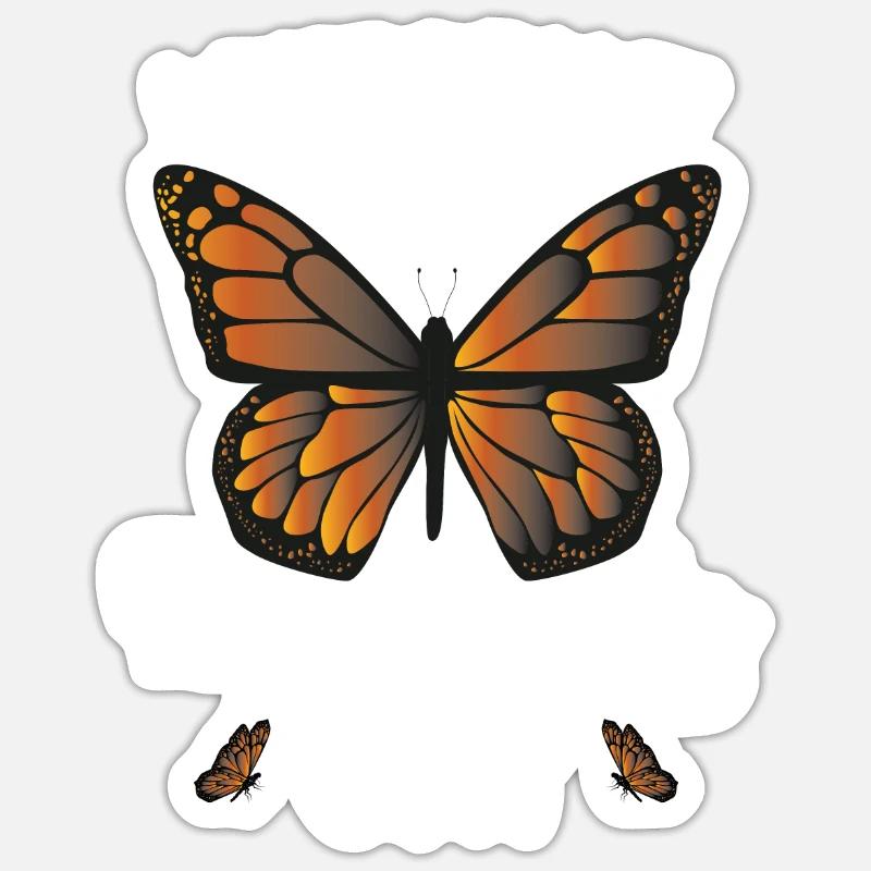 Citation de l’amant monarque - Sticker taille S (10 x 10 cm) - blanc mat