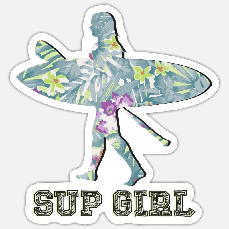 SOUPER - Sticker taille S (10 x 10 cm) - blanc mat