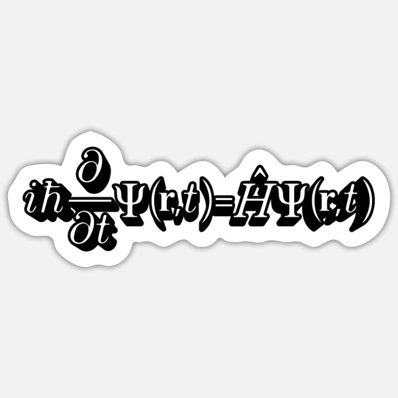 Physics Phyker Equation Quantum Physics Sticker size S (10 x 10 cm)