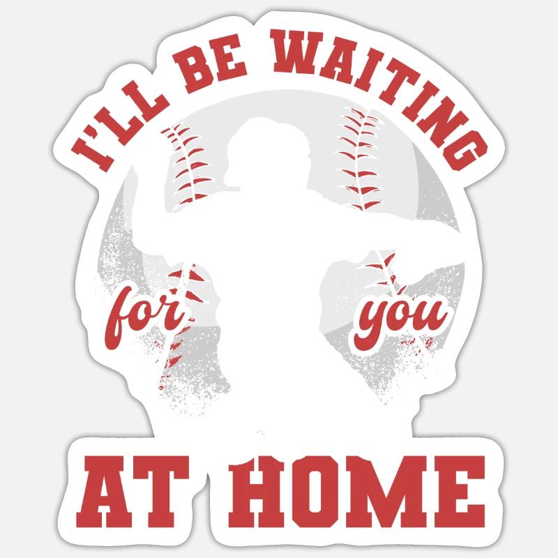 Softball - Sticker size S (10 x 10 cm) - white matte