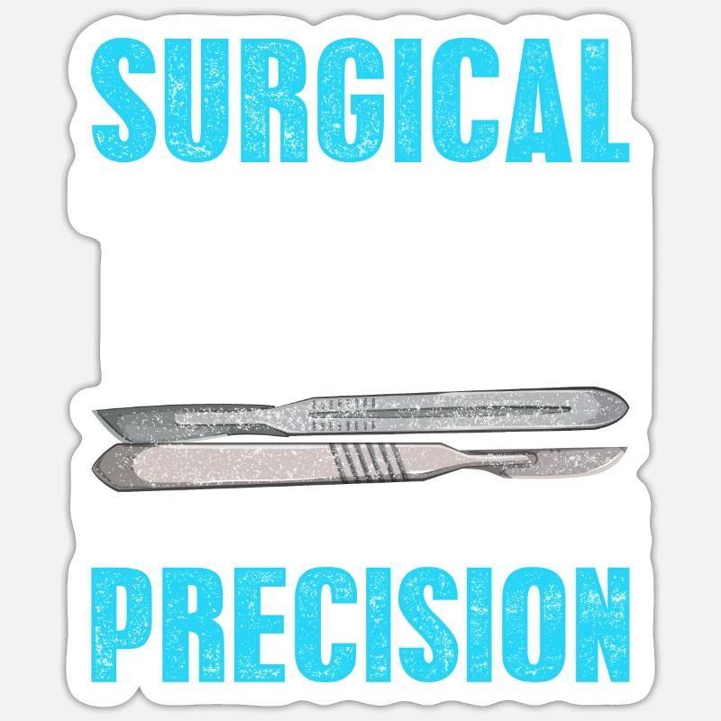 Chirurgisch Technischer Assistent Sticker Größe S (10 x 10 cm)