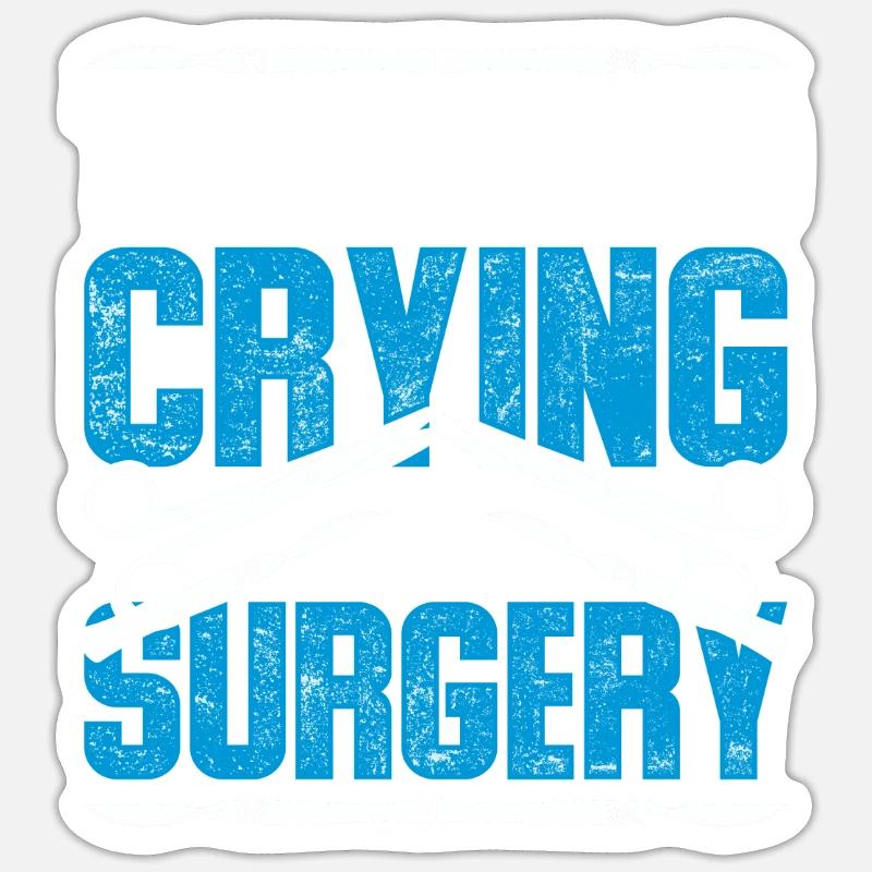 Chirurgischer Assistent - Sticker Größe S (10 x 10 cm) - Mattweiß
