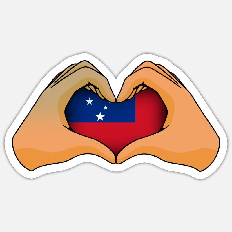 Samoa Sticker size S (10 x 10 cm)