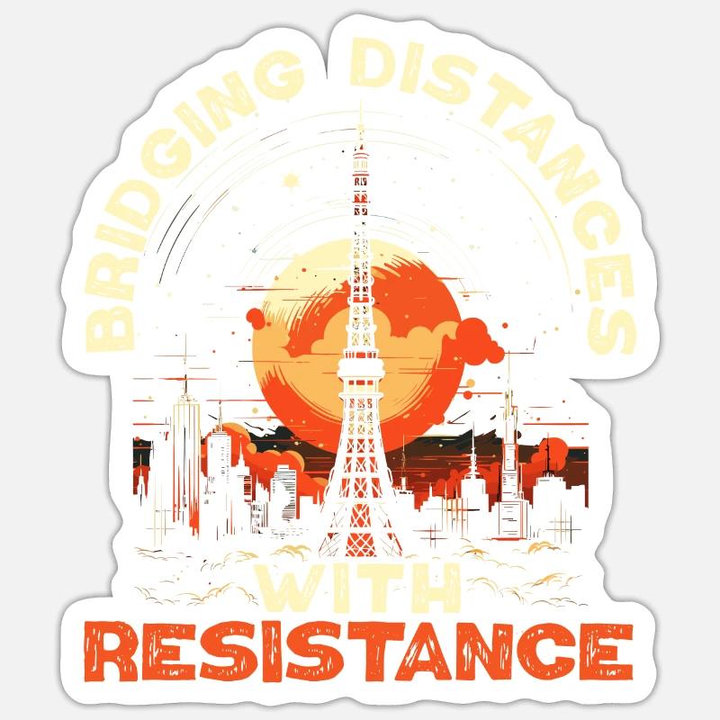 Ham Radio Operator Morse Code Radioactivity Sticker size S (10 x 10 cm)