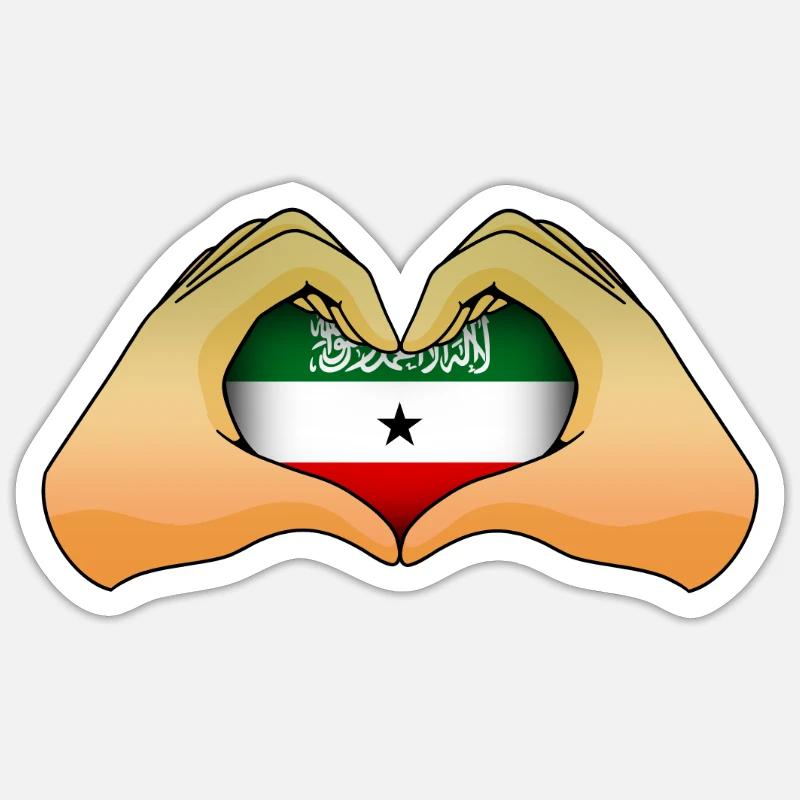 Somaliland - Sticker size S (10 x 10 cm) - white matte