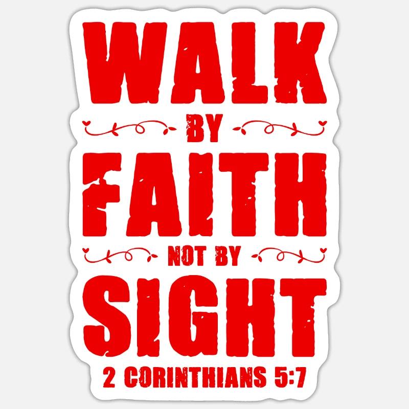 Trusting the Bible - Sticker size S (10 x 10 cm) - white matte