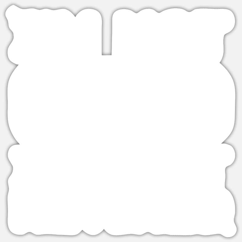 Pension de pensionné - Sticker taille S (10 x 10 cm) - blanc mat