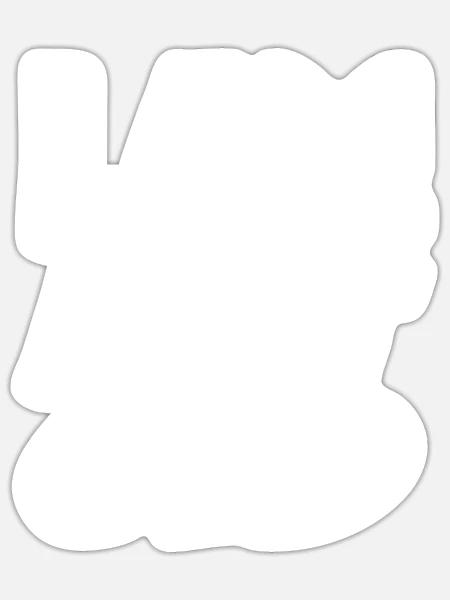 Rentner Rente Lustig - Sticker Größe S (10 x 10 cm) - Mattweiß