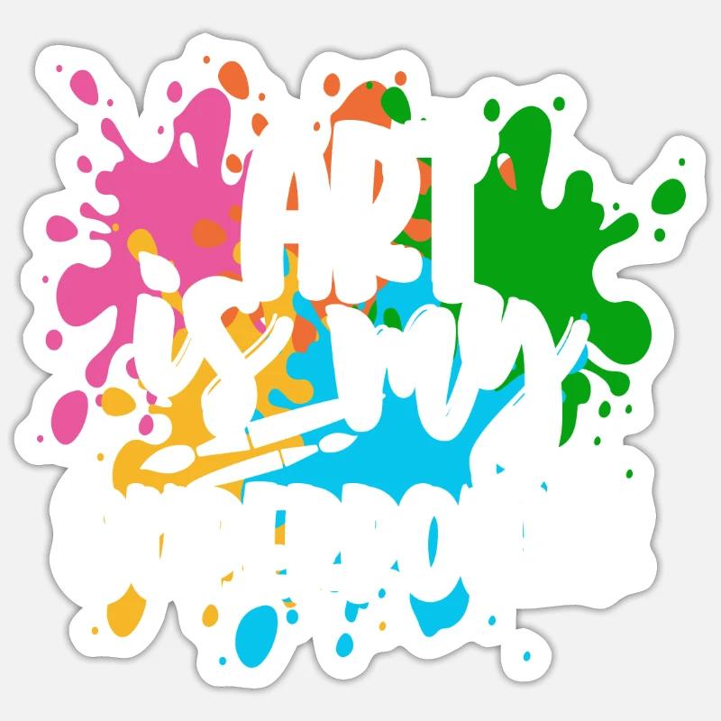 Sticker Größe S (10 x 10 cm) - 