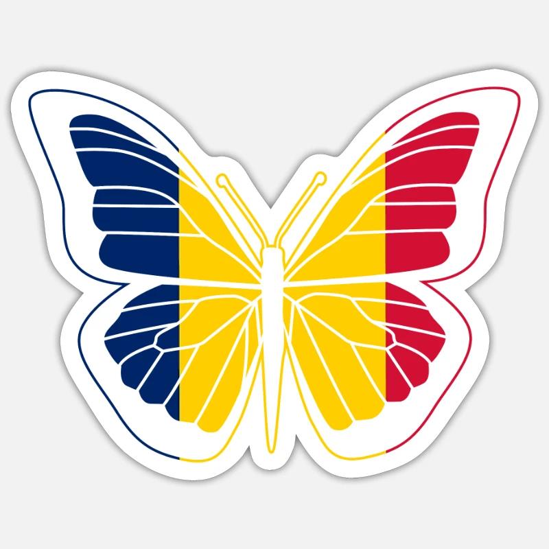 Chad - Sticker size S (10 x 10 cm) - white matte