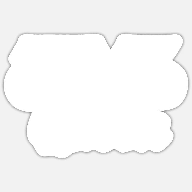 Chad - Sticker size S (10 x 10 cm) - white matte