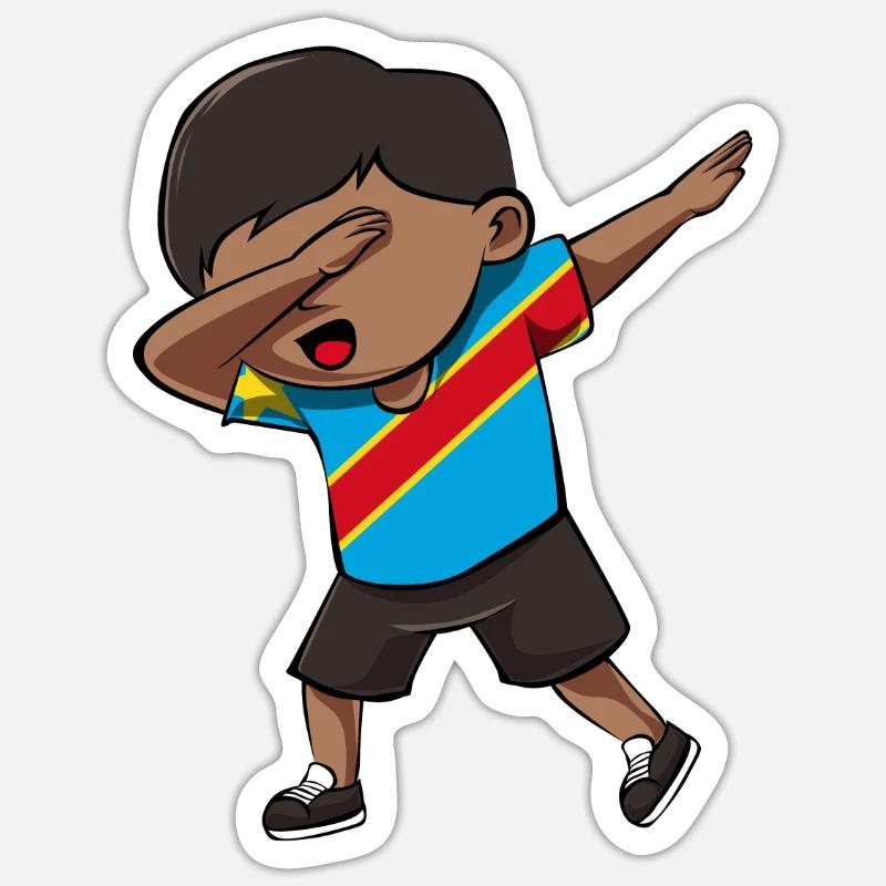 Congo Sticker size S (10 x 10 cm)