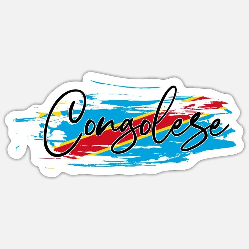 Kongo Sticker Größe S (10 x 10 cm)