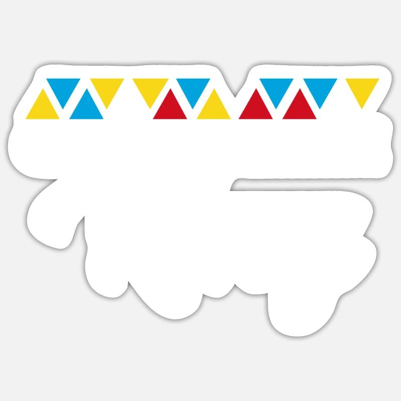 Congo - Sticker size S (10 x 10 cm) - white matte